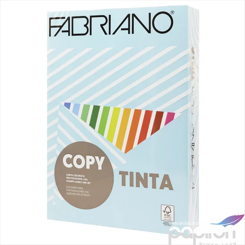 Színes másolópapír Fabriano Copy Tinta pasztell kék/celeste A4/80gr 500ív/csom