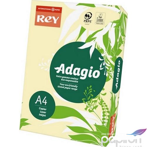 Színes másolópapír Rey Adagio A4, 80gr pasztell Világossárga/CANARY 336014