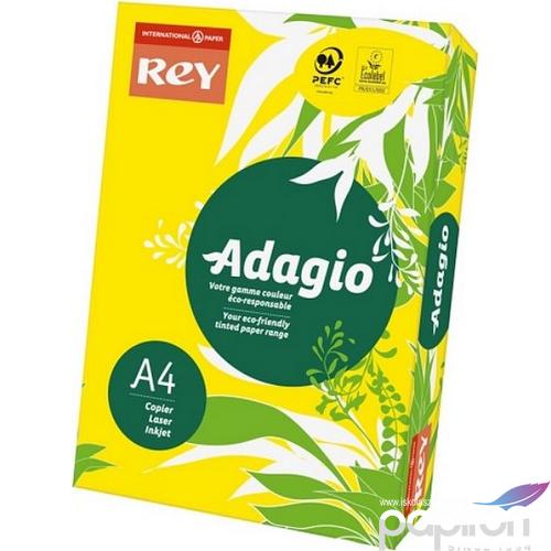 Színes másolópapír Rey Adagi C A4, 80gr élénk intenzív Sárga/YELLOW C LIPAD48IS