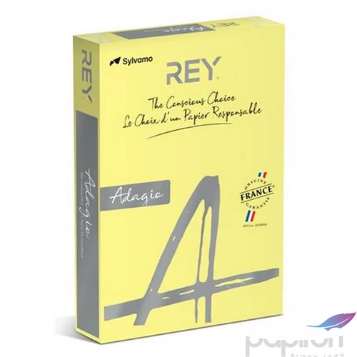 Színes másolópapír Rey Adagio A4, 160gr pasztell sárga LIPAD416PS