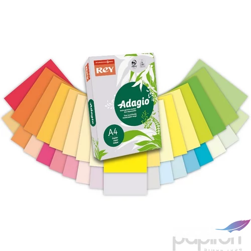 Színes másolópapír Rey Adagio A4, 80 g neon banán, színes LIPAD48NB