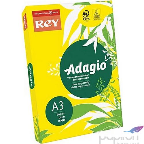 Színes másolópapír Rey Adagio A3, 80gr élénk intenzív sárga/YELLOW LIPAD38IS