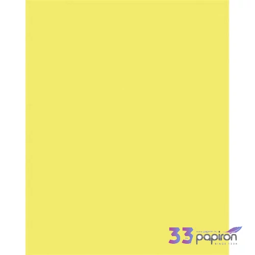 Színes papír A3 130 g 50 lap FOLIA citromsárga