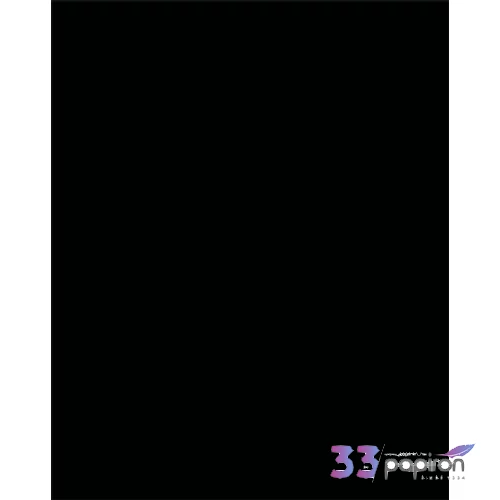 Színes papír A3 130 g 50 lap FOLIA fekete