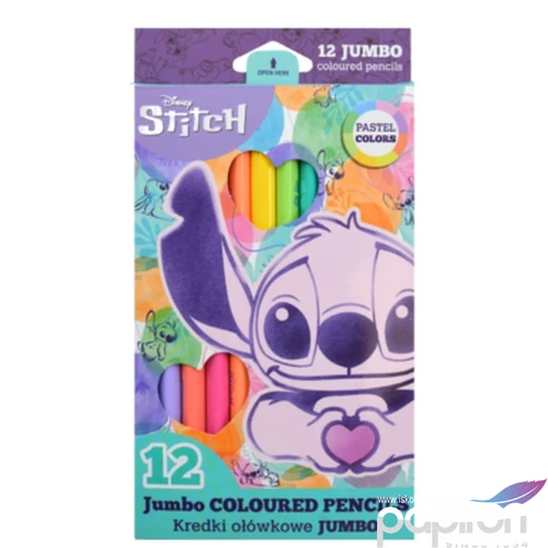 színes ceruza Stitch JUMBO - Stitch háromszög 12 paszteszín Colorino