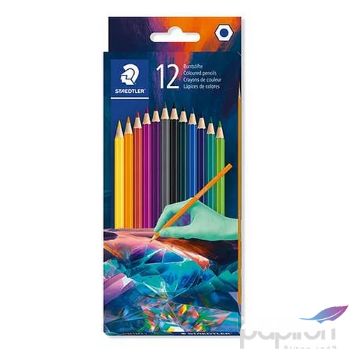 Színesceruza készlet Staedtler hatszögletű, 175 C, Multiverzum 1 12 különböző szín