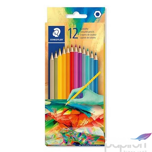 Színesceruza készlet Staedtler hatszögletű, 175 C, Multiverzum 2 12 különböző szín