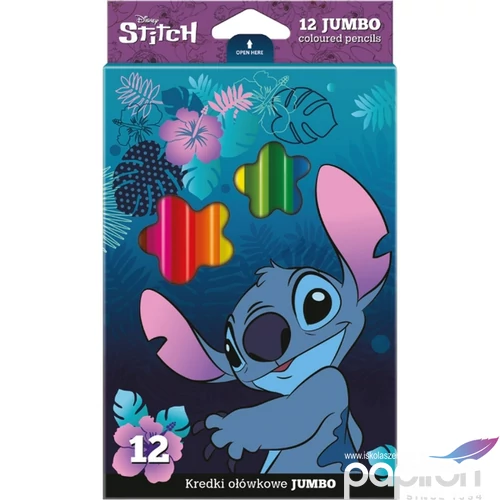 színes ceruza Stitch JUMBO - Stitch háromszög 12szín Colorino