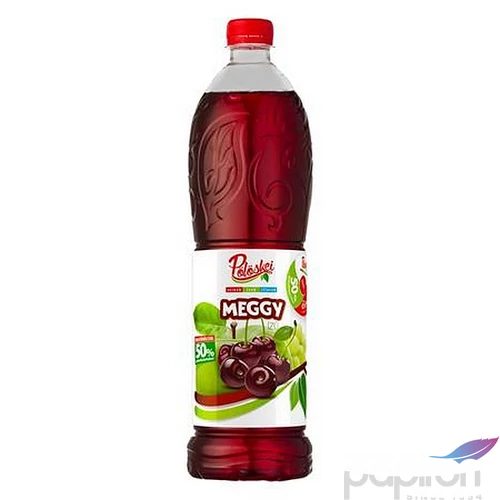 Szörp 0,5 gyümölcstartalom 1 l PÖLÖSKEI meggy
