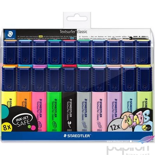Szövegkiemelő 30 Staedtler 1-5mm Textsurfer Classic TS364WP19