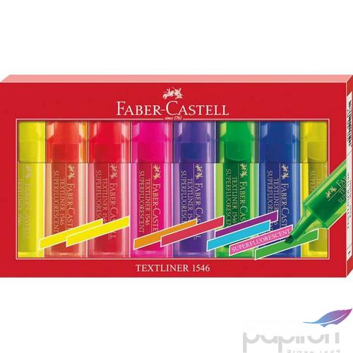 Faber-Castell szövegkiemelő Textliner 1546 superfluor 8db Highlighter 254667