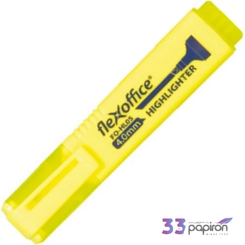 Szövegkiemelő Flexoffice HL05' 1-4mm sárga Írószerek FLEXOFFICE FO-HL05Y