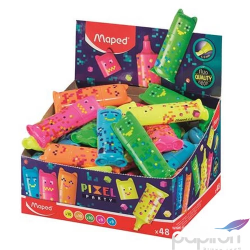 Szövegkiemelő készlet Maped 1-5mm, Pixel Party Mini 5 különböző szín