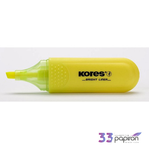 Szövegkiemelő Kores 0,5-5mm sárga Írószerek KORES 36101