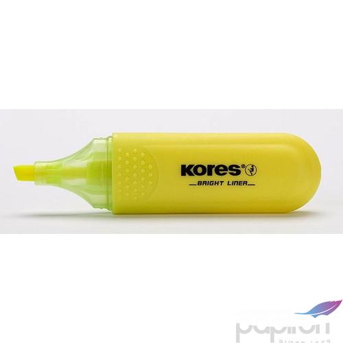 Szövegkiemelő Kores 0,5-5mm sárga Írószerek KORES 36101