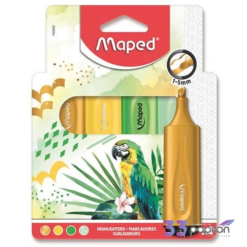 Szövegkiemelő Maped 1-5mm, Fluo Peps Assorted, Vegyes Színe IMA740902