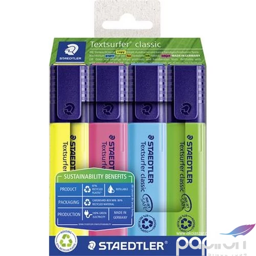 Szövegkiemelő Staedtler 1-5mm, Textsurfer classic 364 R 4 különböző szín