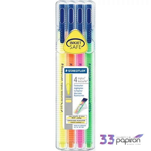 Szövegkiemelő Staedtler Triplus 1-4mm 4színű Írószerek STAEDTLER 362 SB4