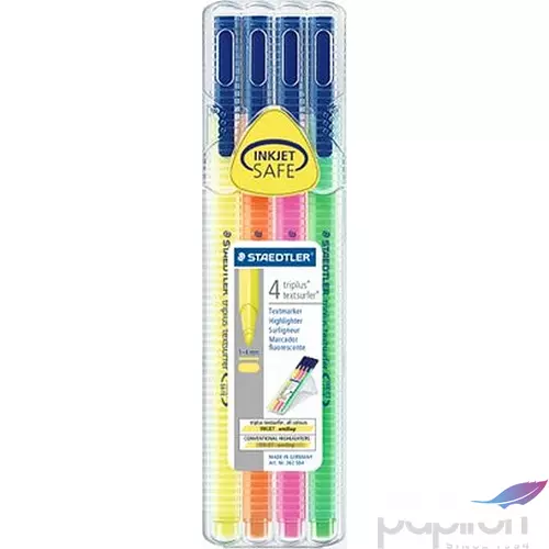 Szövegkiemelő Staedtler Triplus 1-4mm 4színű Írószerek STAEDTLER 362 SB4