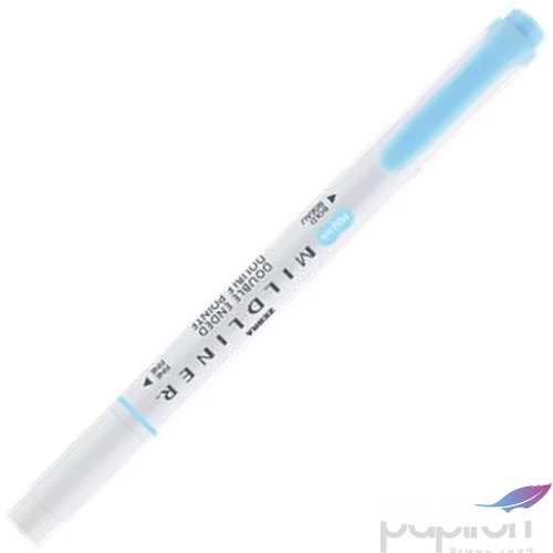 Szövegkiemelő Zebra 1,0/3,5 mm, kétvégű, Mildliner Fluorescent, kék