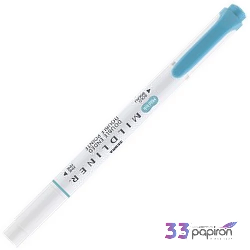 Szövegkiemelő Zebra 1,0/3,5 mm, kétvégű, Mildliner Warm füstkék