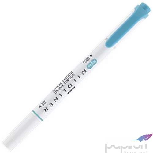 Szövegkiemelő Zebra 1,0/3,5 mm, kétvégű, Mildliner Warm füstkék