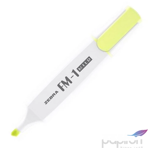 Szövegkiemelő Zebra 3,5 mm, FM-1 Mild, sárga