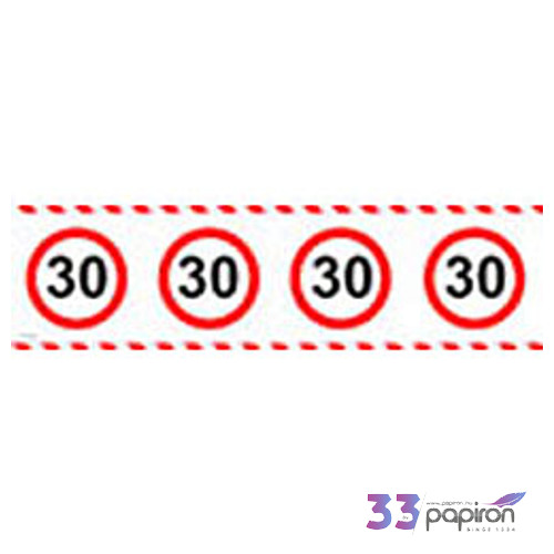 Party szalag szülinapi sebességkorlátozó 30-as