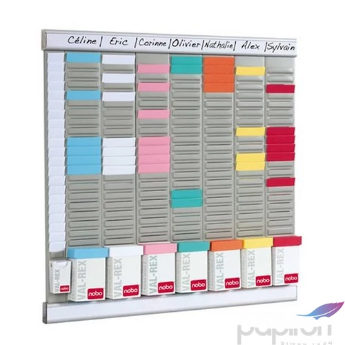 T-kártya tervező kit Nobo Office planner tervezőtábla kiegészítő