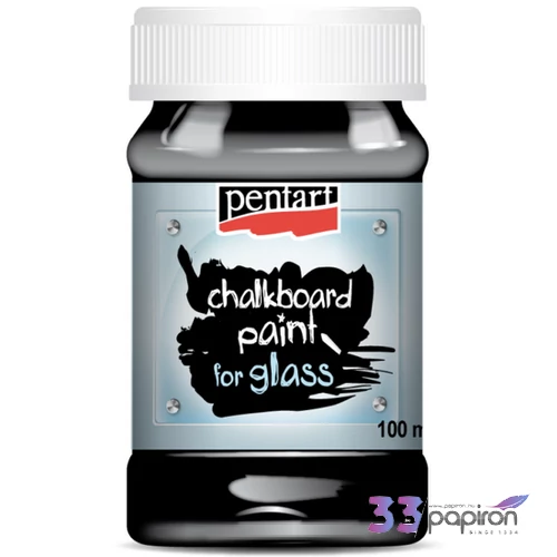 Táblafesték üvegre 100ml fekete - Pentart