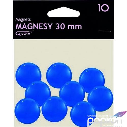 Táblamágnes Grand 30mm kék, 10db/csomag - 130-1696 JJ411310A-30