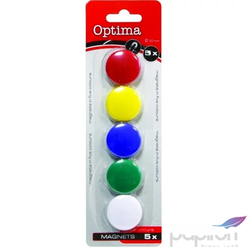Táblamágnes Optima 30mm 5db-os vegyes 22451