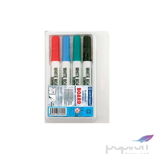 Táblamarker Centropen 8559 4db készlet kerek hegyű táblafilc, táblamarker