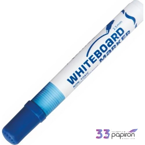 Táblamarker Flexoffice WB02' 2,5mm kerek hegyű kék Írószerek FLEXOFFICE FO-WB02BLUE