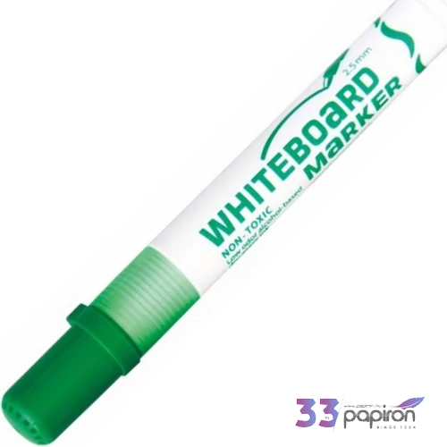 Táblamarker Flexoffice WB02' 2,5mm kerek hegyű zöld Írószerek FLEXOFFICE FO-WB02GREEN