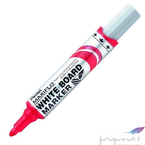 Táblamarker kúpos Pentel 2,5mm, Maxiflo MWL5M, piros PENMWL5MP