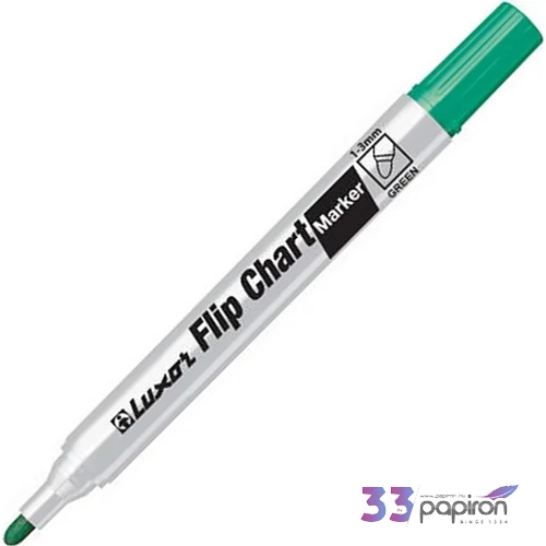 Táblafilc Luxor zöld Flipchart 5154 1-3mm filctoll, marker