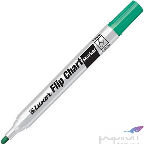 Táblafilc Luxor zöld Flipchart 5154 1-3mm filctoll, marker