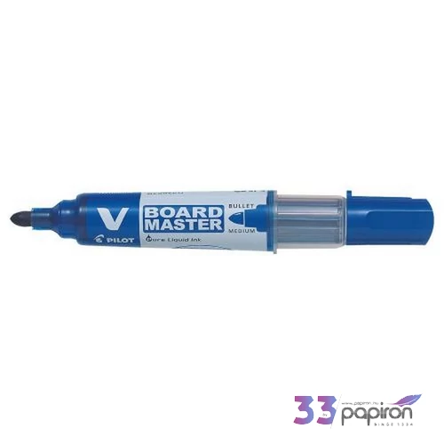 Táblamarker patronos Pilot V-Board Maste 2, 3mm kerek hegyű kék Írószerek PILOT WBMA-VBM-M-L-BG