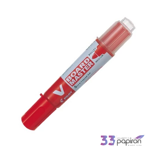 Táblamarker patronos Pilot V-Board Maste 2, 3mm kerek hegyű piros Írószerek PILOT WBMA-VBM-M-R-BG