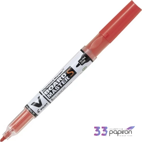 Táblamarker patronos Pilot V-Board Maste S/0,8mm kerek hegyű piros Írószerek PILOT WBMA-VS-UF-R-BG