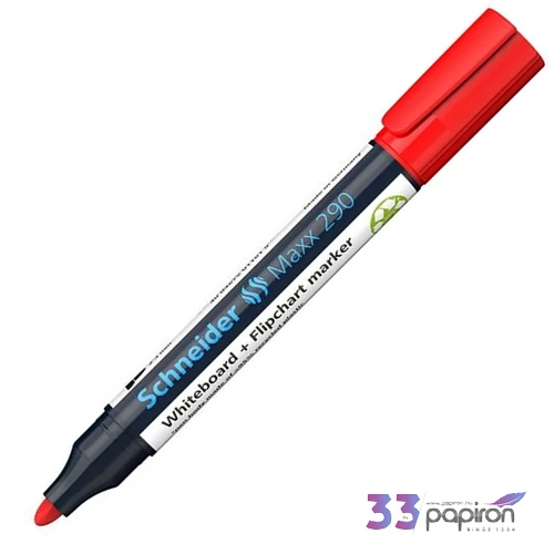 Táblamarker Schneider Maxx 290' 2-3mm kerek hegyű piros Írószerek SCHNEIDER 129002