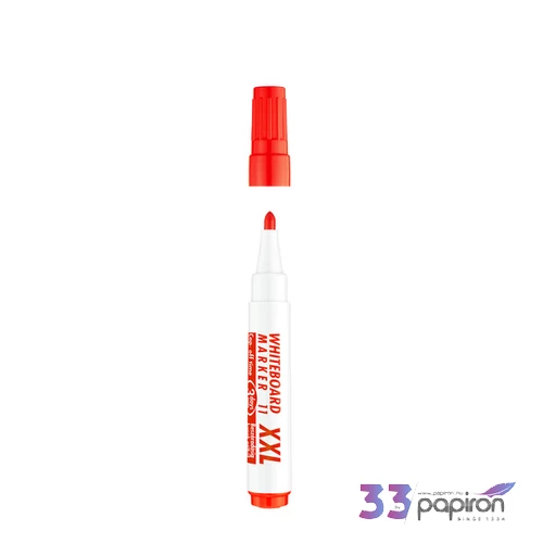 Táblamarker Whiteboard 11xXL kerek hegyű piros 3mm táblafilc, flipchartmarker irodaszer