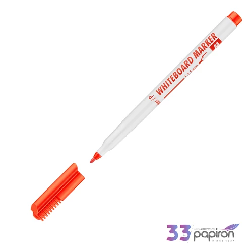 Táblamarker Whiteboard M piros táblafilc, flipchartmarker irodaszer