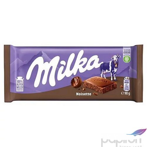 Táblás csokoládé 90 g MILKA Noisette