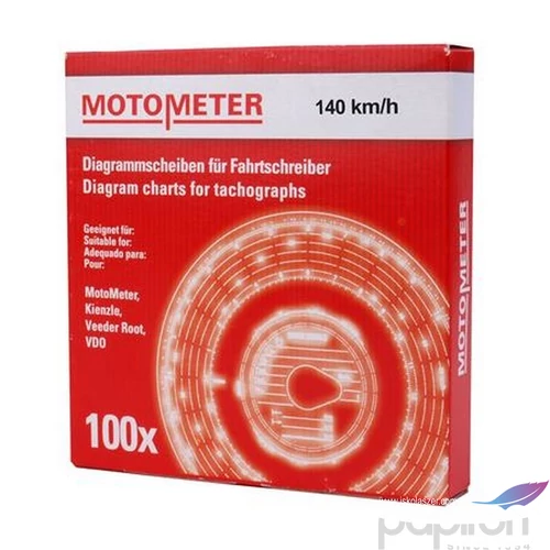 Tachográf korong 140km/h 100db/csomag TACHO139