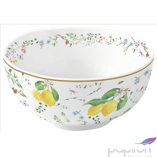 Tál porcelán 12cm, Fleurs et Citrons Porcelántál