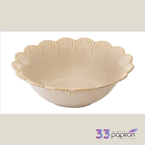 Tál porcelán 20cm, Fleuri terracotta Porcelántál