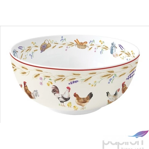 Tál porcelán 23cm, Country Life Porcelántál