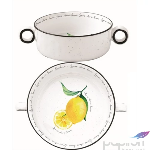 Tál Porcelán füllel 12cm, Amalfi Porcelántál